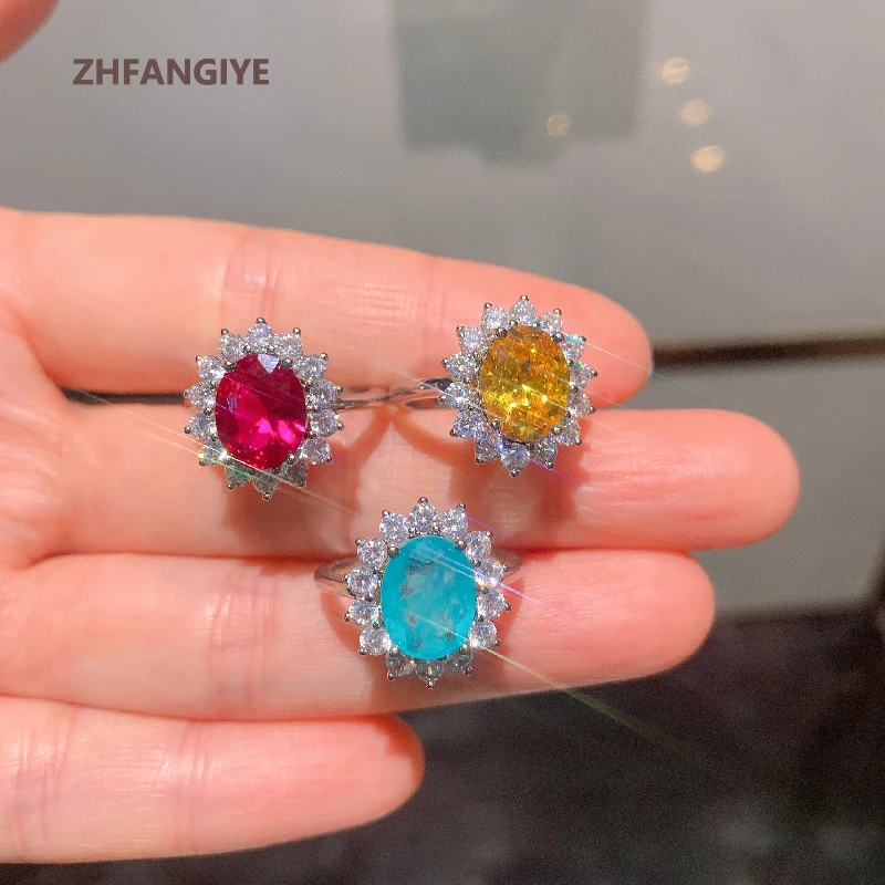 Classic Women Ring Silver 925 Jewelry with 8*10mm Zircon Gemstone Oval Shape Open Finger Rings for Wedding Party Promise Gifts
Classic Women Ring Silver 925 Jewelry with 8*10mm Zircon Gemstone Oval Shape Open Finger Rings for Wedding Party Promise Gifts