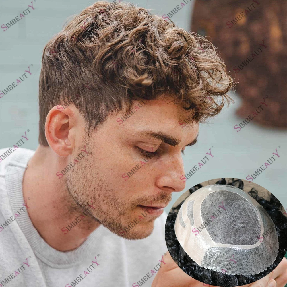 Blonde Human Hair Men's Toupee NPU Bond Durable Skin Base Curly Hair Fashional Breathable Hair Replacement for Summer
Blonde Human Hair Men's Toupee NPU Bond Durable Skin Base Curly Hair Fashional Breathable Hair Replacement for Summer