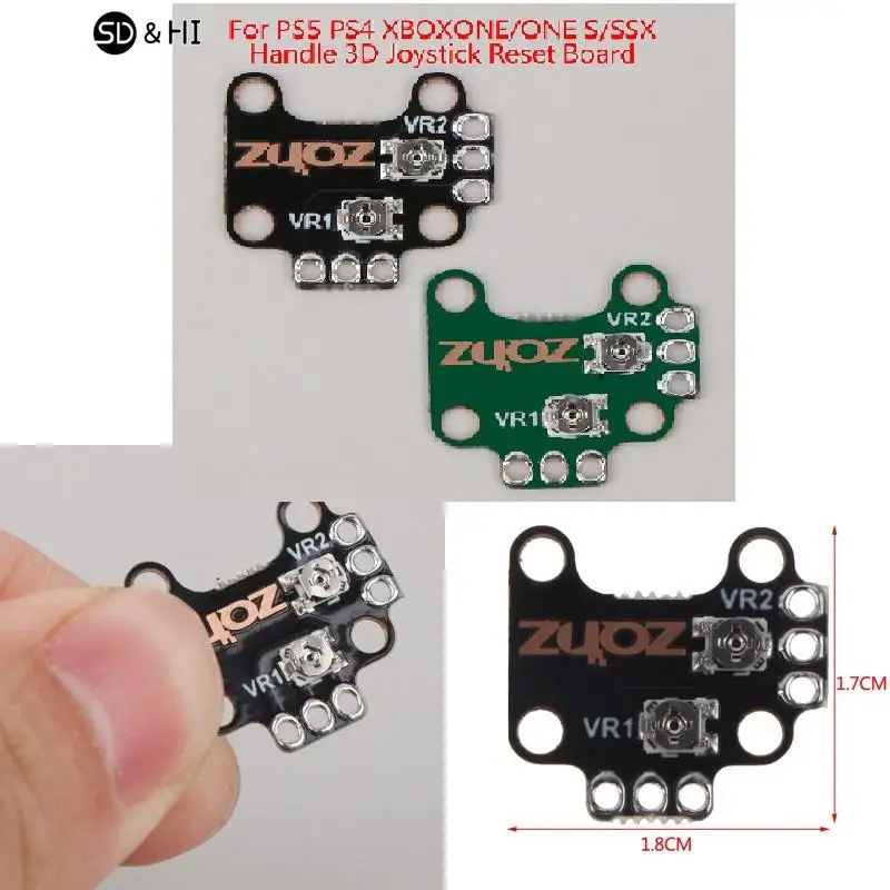 1pc Universal Gamepad Joystick Drift Repair Board For PS4 PS5 Xbox One Joystick Controller Analog Thumb Stick Drift Fix Mod
1pc Universal Gamepad Joystick Drift Repair Board For PS4 PS5 Xbox One Joystick Controller Analog Thumb Stick Drift Fix Mod