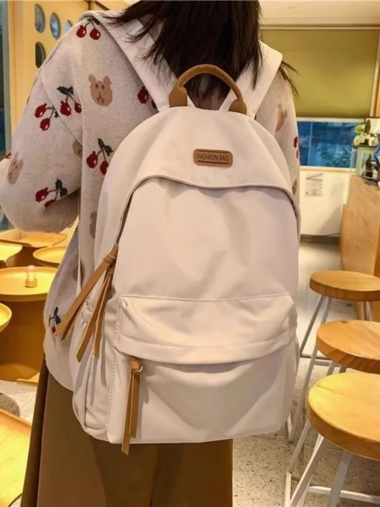 

Fashion Brand Junior and Middle School Students Backpack Female Korean Style Schoolbag Student Large Capacity Boys Backpack