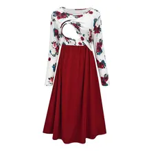 2022 Maternity Long Sleeve Dress Patchwork Breastfeeding Pregnancy Clothes Floral Mid Waist Spring Autumn Dresses For Pregnant
2022 Maternity Long Sleeve Dress Patchwork Breastfeeding Pregnancy Clothes Floral Mid Waist Spring Autumn Dresses For Pregnant