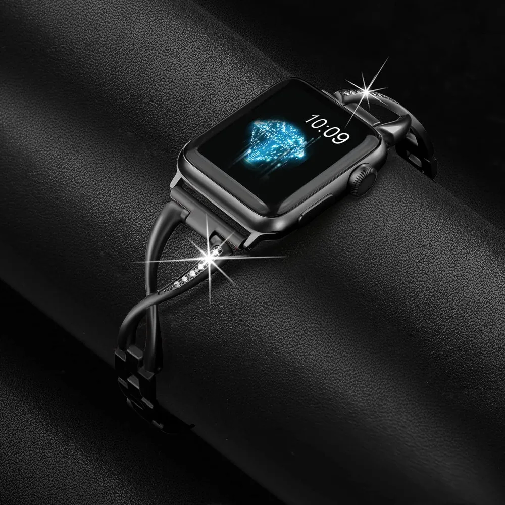 Звеньевой браслет из нержавеющей стали для Apple Watch Band 40 мм 41 мм 44 мм 45 мм IWatch Series SE 9/8/7/6/5/4/3
Звеньевой браслет из нержавеющей стали для Apple Watch Band 40 мм 41 мм 44 мм 45 мм IWatch Series SE 9/8/7/6/5/4/3