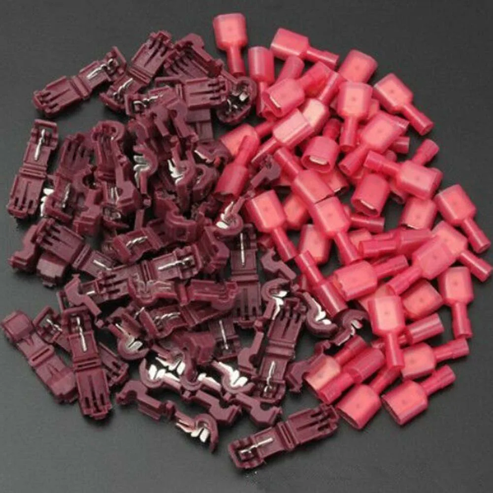 120Pcs T-Tap Wire Terminals+ Male Spade Connector Lock Quick Splice Car Electrical Wire Connectors Terminals Crimps
120Pcs T-Tap Wire Terminals+ Male Spade Connector Lock Quick Splice Car Electrical Wire Connectors Terminals Crimps