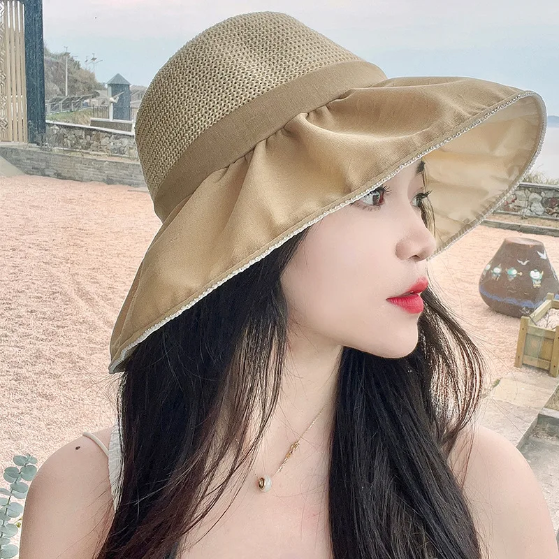 Summer UV White Glue Bucket Hat Women's Outdoor Full Protection Face Little Korean Style Fashion Sun-Proof S
Summer UV White Glue Bucket Hat Women's Outdoor Full Protection Face Little Korean Style Fashion Sun-Proof S