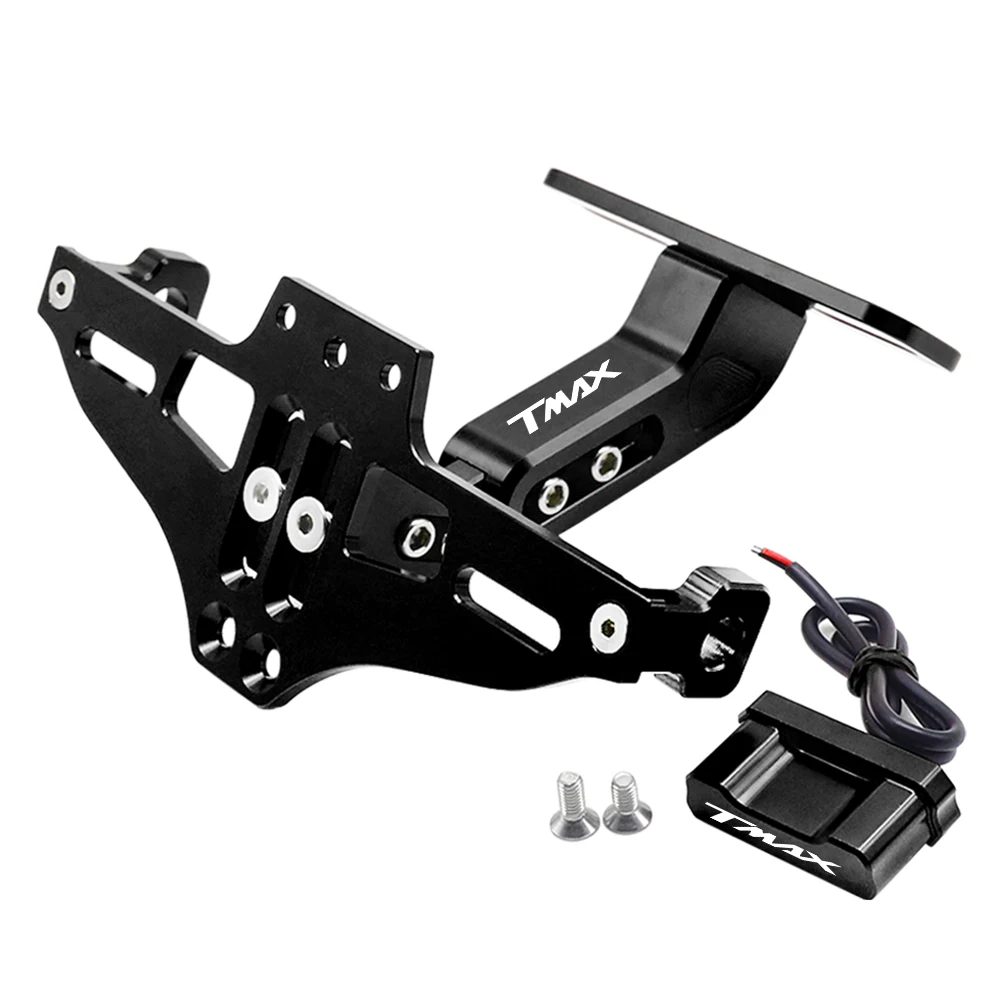 

For YAMAHA T-MAX 500 530 560 SX DX TMAX T MAX 560 TECH Motorcycle License Plate Holder Number Plate Frame Turn Signal Bracket