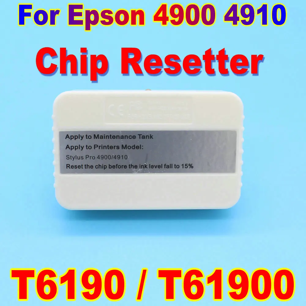 

4900 Printer Ink Cartridge Chip Resetter 4910 Reset For Epson Stylus Pro 4900 4910 SureColor P5000 P5080 T9131-T913B Reset Kit