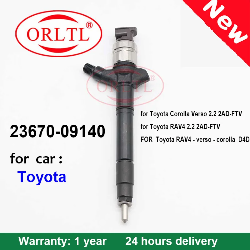 Diesel 23670-09140 2367009140 23670 09140 for Toyota Corolla Verso Verso 2.2 2AD-FTV ORLTL Genuine Fuel Injector Nozzle 
Diesel 23670-09140 2367009140 23670 09140 for Toyota Corolla Verso Verso 2.2 2AD-FTV ORLTL Genuine Fuel Injector Nozzle