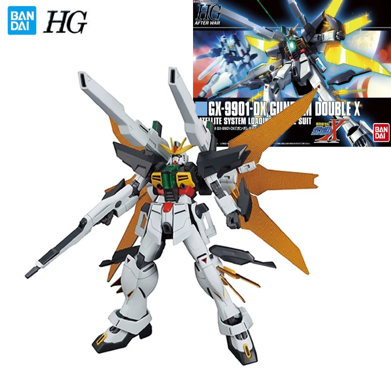 

Bandai Genuine Gundam Model Garage Kit HGUC Series 1/144 GX-9901-DX GUNDAM DOUBLE X Anime Action Figure Toys for Boy Collectible