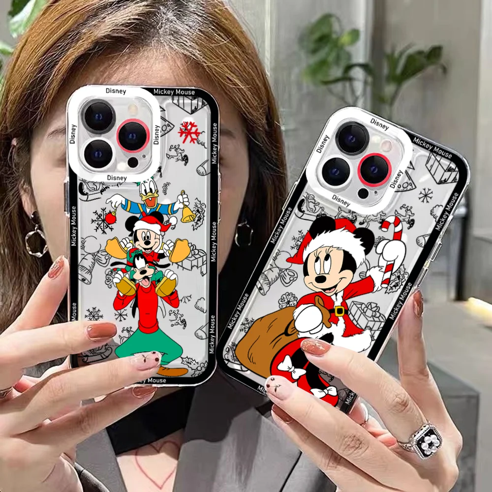 

Disney Mickey Mouse Phone Case For Xiaomi Redmi Note 12C 11 10 Pro Plus 10C 9A 9C 9T K30 K40 K50 K60 4G 5G Transparent Capa