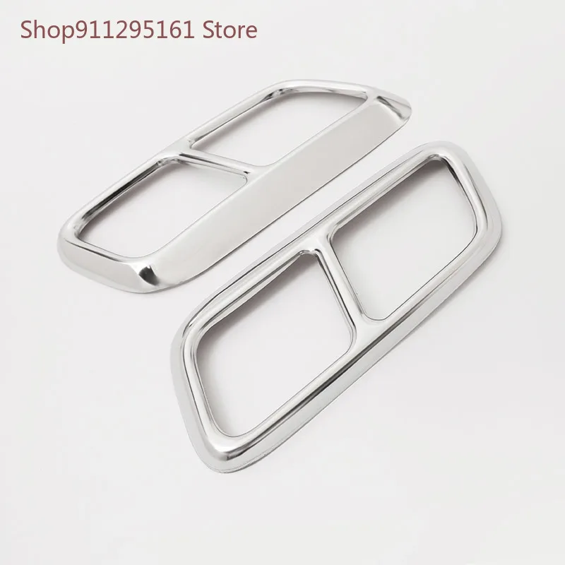Year Accessories 2 pcs Shiny Silver Chrome Stainless Steel Exhaust Pipe Cover Trim For Range Rover Sport 2018 2019 2020
Year Accessories 2 pcs Shiny Silver Chrome Stainless Steel Exhaust Pipe Cover Trim For Range Rover Sport 2018 2019 2020