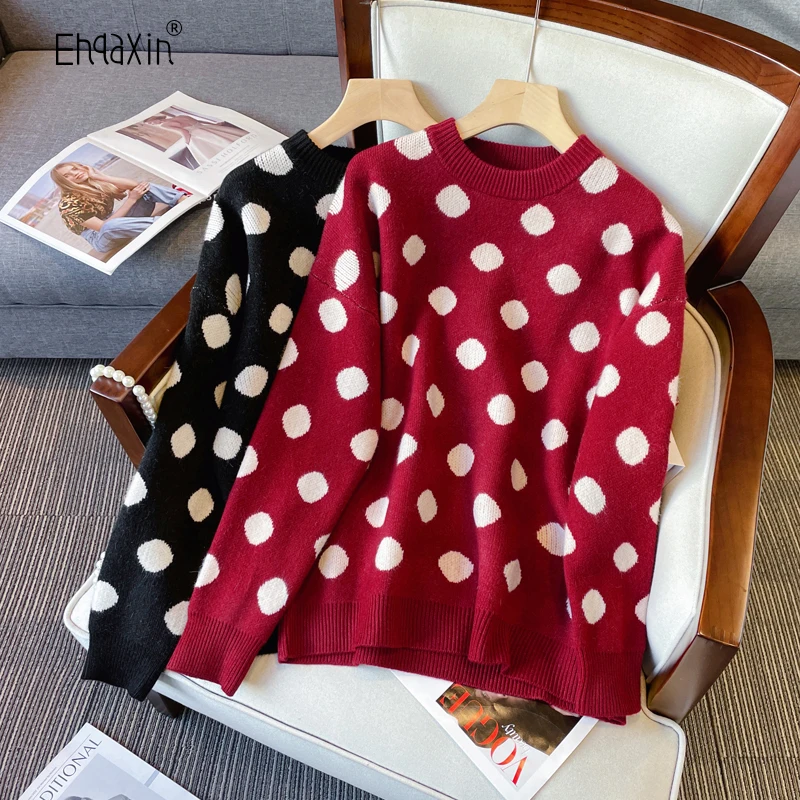 EHQAXIN New Women's Sweater Fashion Spring and Autumn Thickened Color Contrast Knitwear Casual Pullover Sweater Coat M-3XL
EHQAXIN New Women's Sweater Fashion Spring and Autumn Thickened Color Contrast Knitwear Casual Pullover Sweater Coat M-3XL