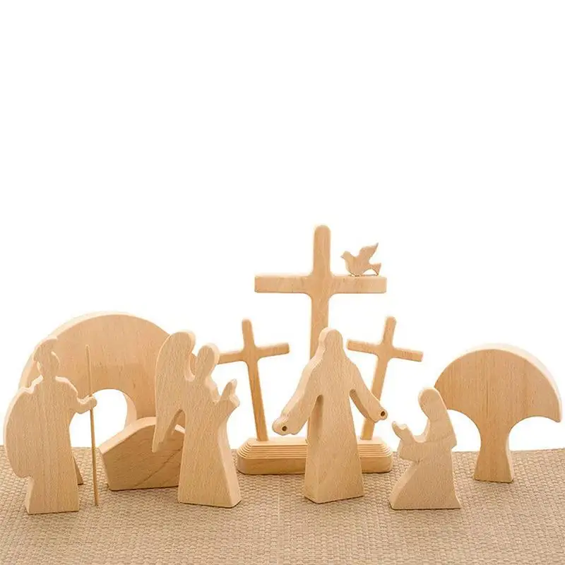 Easter Decorations Easter Resurrection Scene Set Jesus Nativity Scene Decorations Gift Easter Christmas Decor for Home Tabletop
Easter Decorations Easter Resurrection Scene Set Jesus Nativity Scene Decorations Gift Easter Christmas Decor for Home Tabletop