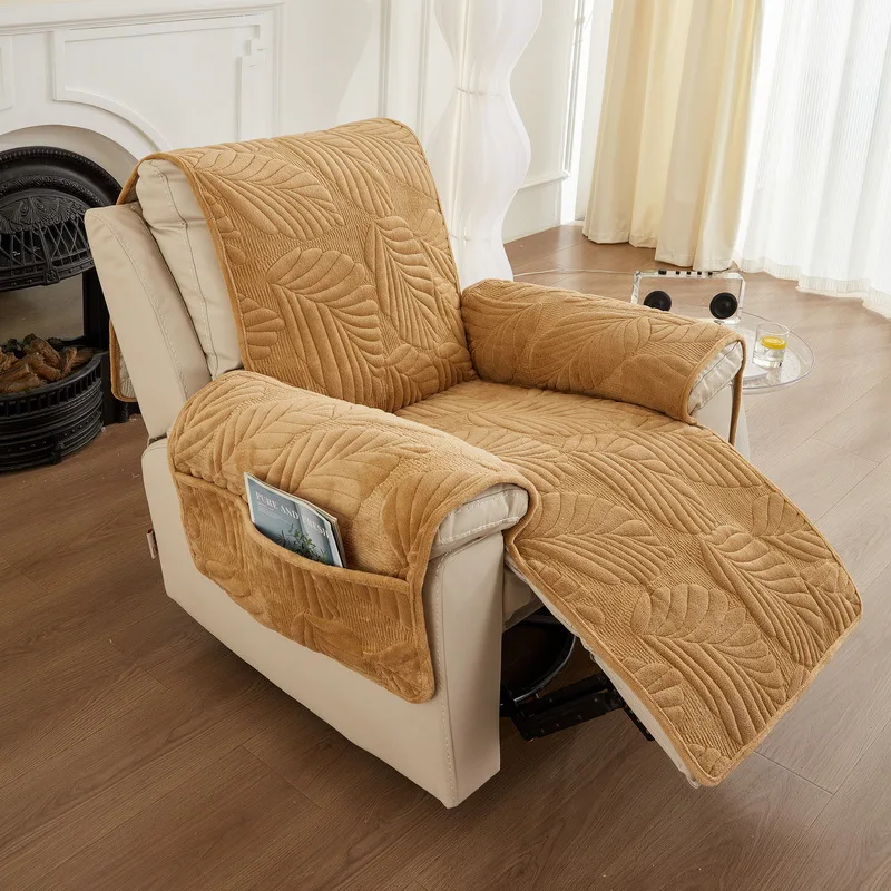 Soft Plush Sofa Cover 1 Seat Leaves Jacquard Recliner Sofa Cover Dustproof Couch Sofa Mat Non-slip Armchair Slipcover Protector
Soft Plush Sofa Cover 1 Seat Leaves Jacquard Recliner Sofa Cover Dustproof Couch Sofa Mat Non-slip Armchair Slipcover Protector