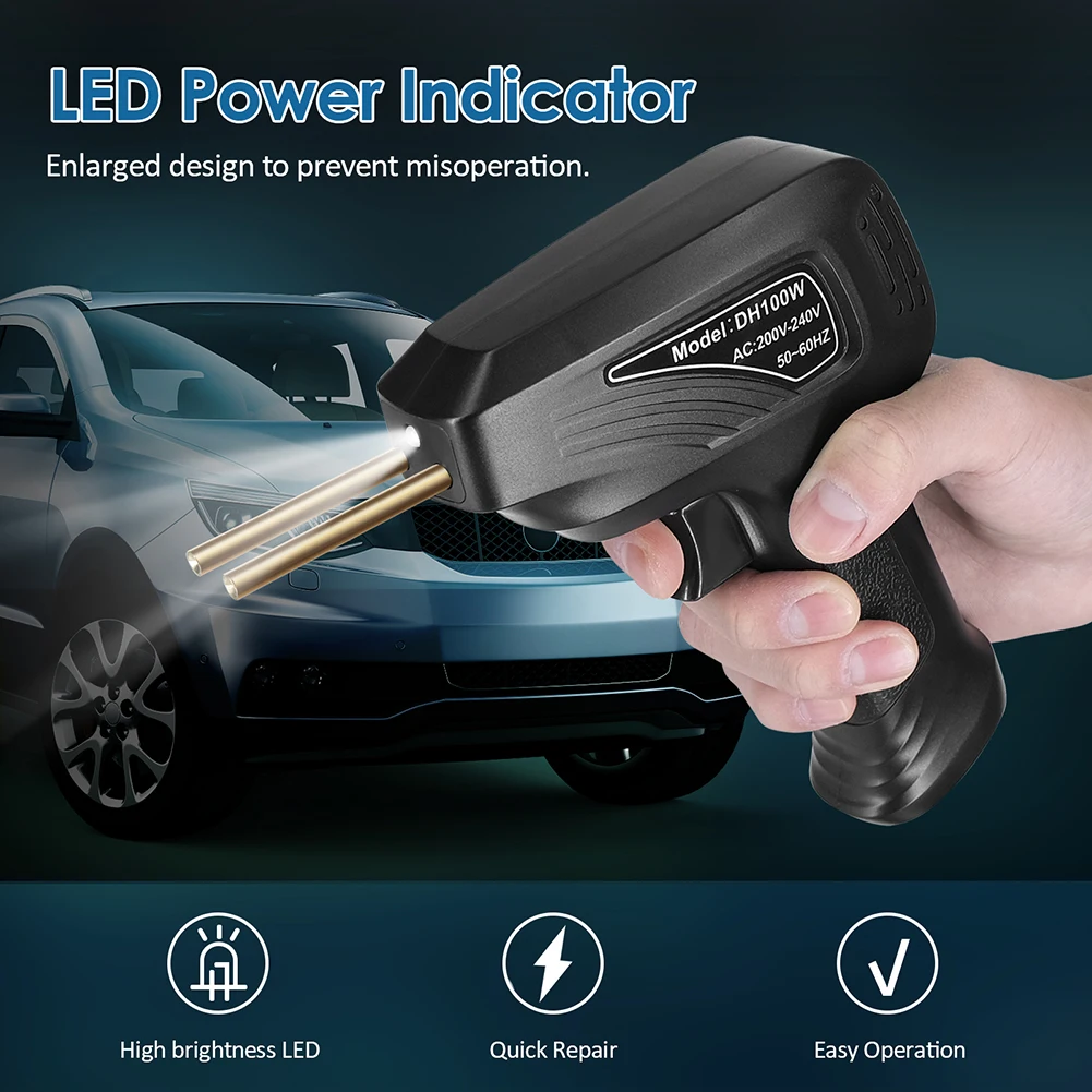 Repair Welding Machine with 200 Welding Nails Welding Tools Rapid Heating 0-100W for Crack Nail Planting for Thermal Cutting
Repair Welding Machine with 200 Welding Nails Welding Tools Rapid Heating 0-100W for Crack Nail Planting for Thermal Cutting