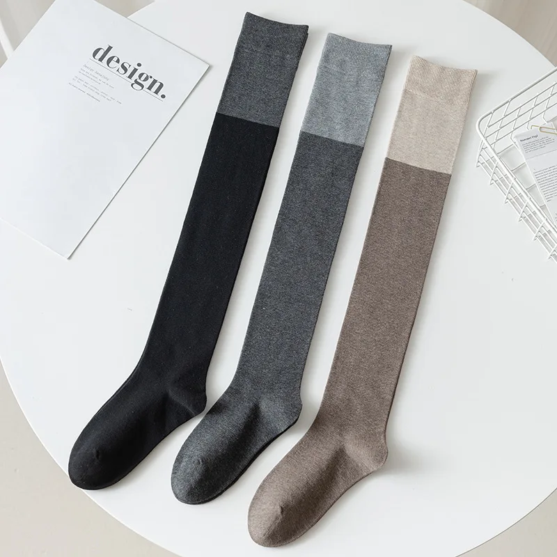 Solid Woman Sock Patchwork for Women Socks High Tube Knee-high Sox Cotton Korean Soft Hosiery Winter Casual Ladies Stockings
Solid Woman Sock Patchwork for Women Socks High Tube Knee-high Sox Cotton Korean Soft Hosiery Winter Casual Ladies Stockings