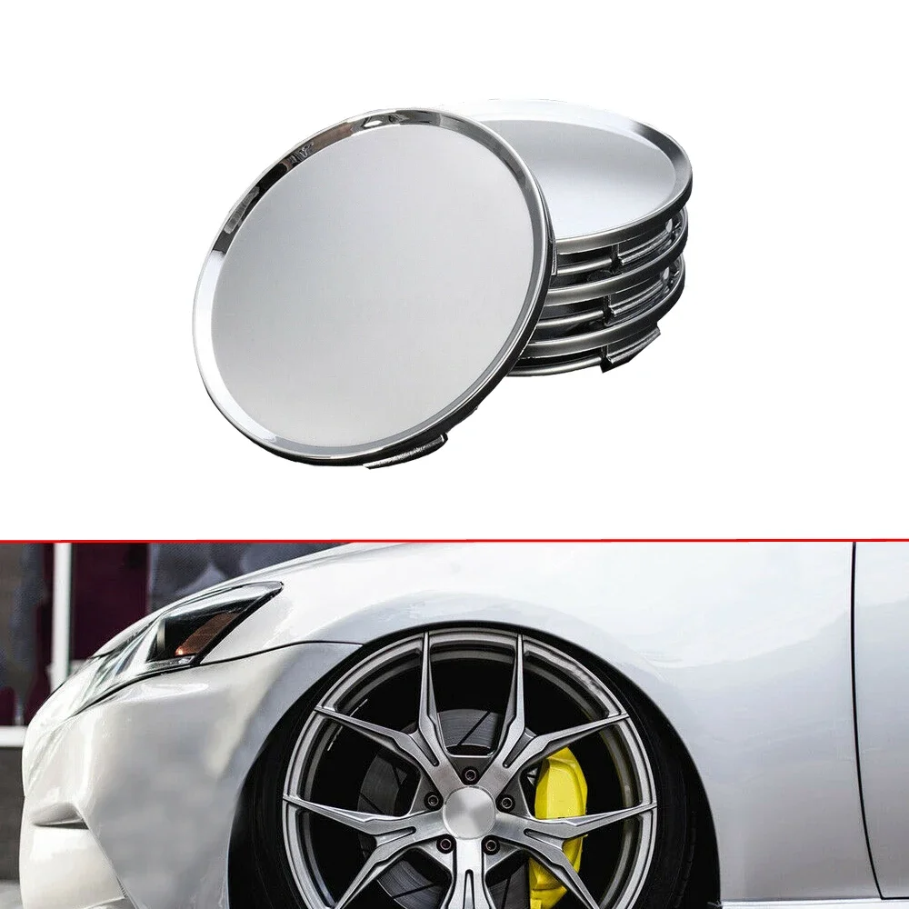 

4pcs/set Universal 63mm Silver Car Auto Wheel Center Cap Covers Tyre Tire Rim Hub Cap Automotive External Accessories for Benz