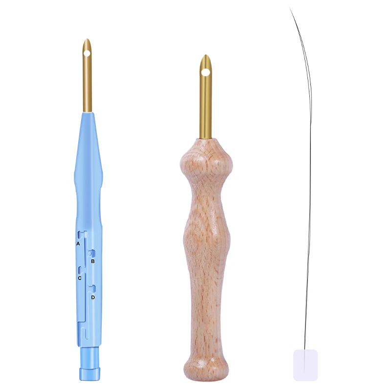 MIUSIE Metal Punch Needle Embroidery Pen Plastic/Wooden Handle Weaving Tool Interchangeable Adjustable Punch Needle Kit
MIUSIE Metal Punch Needle Embroidery Pen Plastic/Wooden Handle Weaving Tool Interchangeable Adjustable Punch Needle Kit