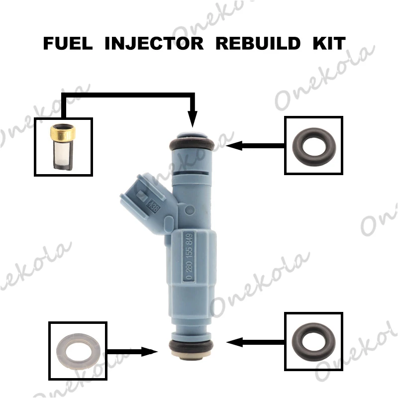 Fuel Injector repair kit Orings Filters for Dodge Ram 1500 4.7l 2002-2007 OE 0280155849
Fuel Injector repair kit Orings Filters for Dodge Ram 1500 4.7l 2002-2007 OE 0280155849
