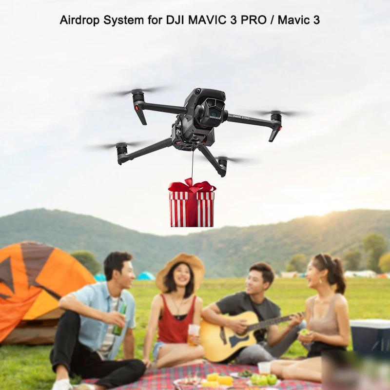 Airdrop System for DJI MAVIC 3 PRO / Mavic 3 Drone Fishing Bait Wedding Ring Gift Deliver Life Rescue Thrower Drone Accessory
Airdrop System for DJI MAVIC 3 PRO / Mavic 3 Drone Fishing Bait Wedding Ring Gift Deliver Life Rescue Thrower Drone Accessory