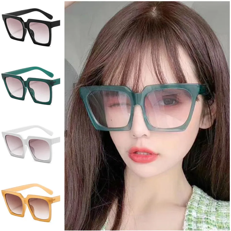 NEW Sunglasses Women Jelly Color Sun Glasses Temperament Adumbral Anti-UV Spectacles Eyeglasses Oversize Frame Ornamental
NEW Sunglasses Women Jelly Color Sun Glasses Temperament Adumbral Anti-UV Spectacles Eyeglasses Oversize Frame Ornamental