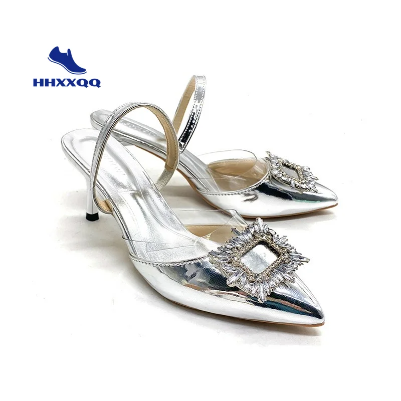 2023 Summer New Pointed Rhinestone PVC High Heels Shoes Women's Sandals Slim Heels Baotou Sandals Women's Shoes
2023 Summer New Pointed Rhinestone PVC High Heels Shoes Women's Sandals Slim Heels Baotou Sandals Women's Shoes