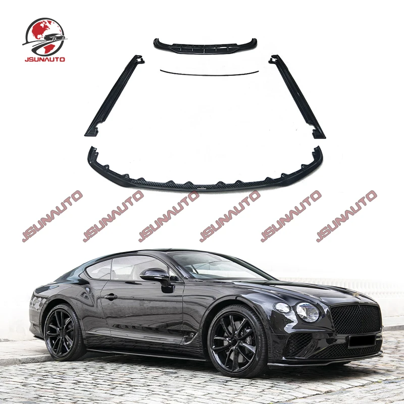 Carbon Part W12 V8S Style Carbon Fiber Front Lip Rear Diffuser Wing For Bentley GT 18-23 Facelift Carbon Side Bumper Kit
Carbon Part W12 V8S Style Carbon Fiber Front Lip Rear Diffuser Wing For Bentley GT 18-23 Facelift Carbon Side Bumper Kit