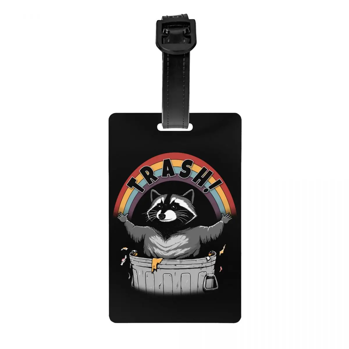 Custom Retro Live Fast Eat Trash Raccoon Luggage Tag With Name Card Racoon Panda Privacy Cover ID Label for Travel Bag Suitcase
Custom Retro Live Fast Eat Trash Raccoon Luggage Tag With Name Card Racoon Panda Privacy Cover ID Label for Travel Bag Suitcase