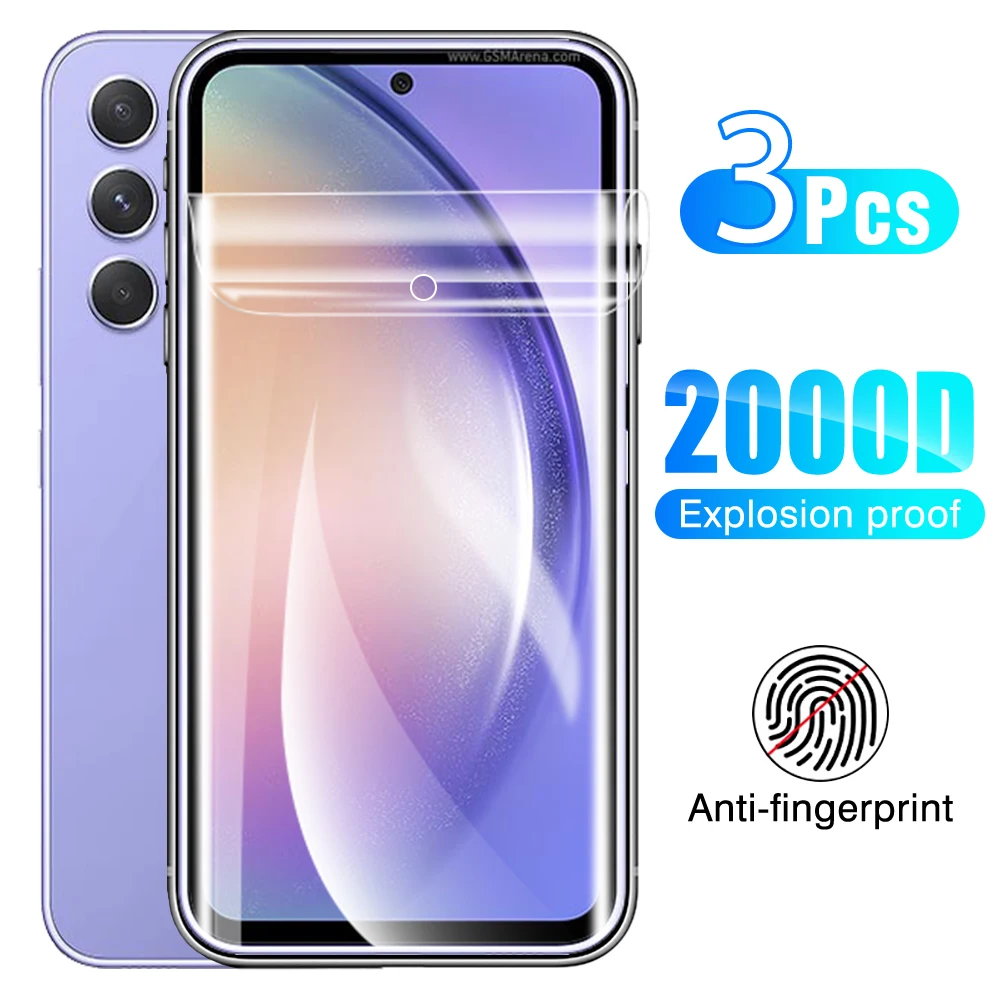 3pcs hydrogel film For Samsung Galaxy A54 A34 A53 A33 A13 Full glue cover Clear Anti-Shatter Not glass samsun sansung A52 32 22
3pcs hydrogel film For Samsung Galaxy A54 A34 A53 A33 A13 Full glue cover Clear Anti-Shatter Not glass samsun sansung A52 32 22