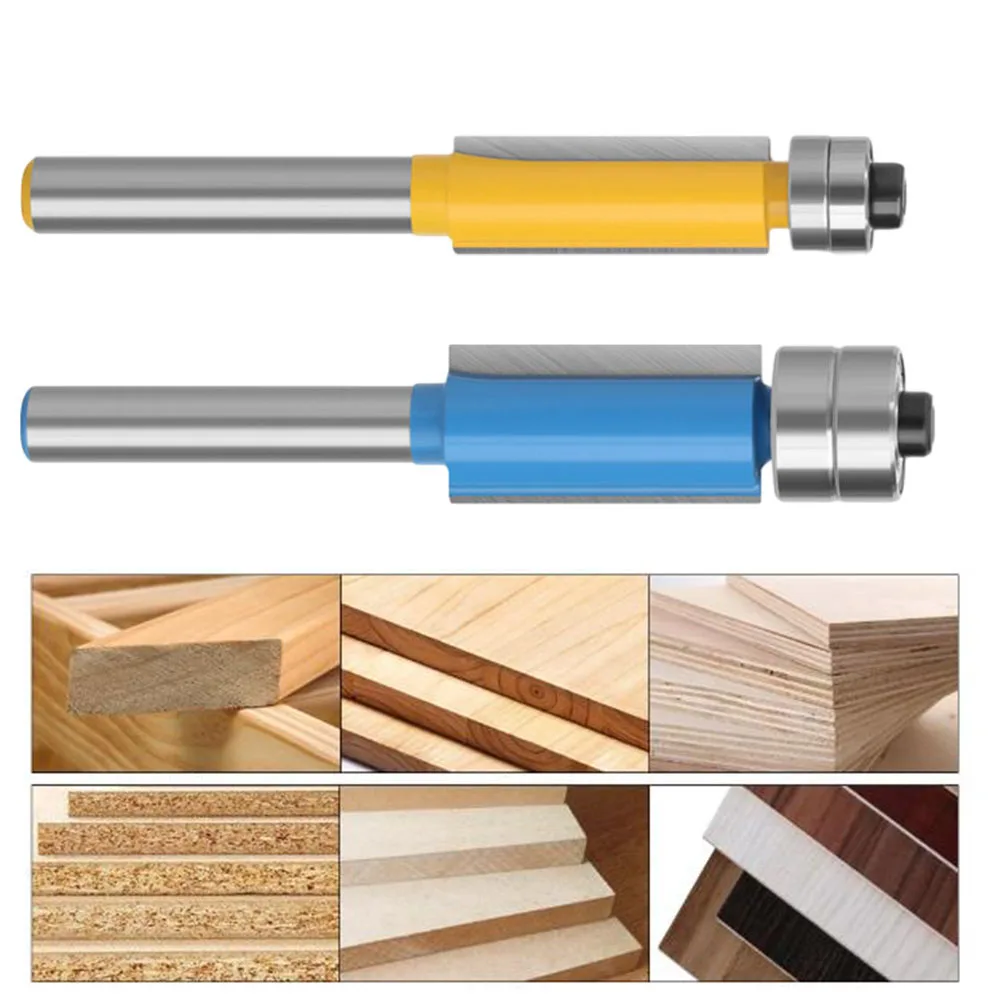 1pcs 6MM Shank Double Bearing Flush Trim Bit Router Bit Woodworking Milling Cutter For Hand Making Drawer Tools Accessories
1pcs 6MM Shank Double Bearing Flush Trim Bit Router Bit Woodworking Milling Cutter For Hand Making Drawer Tools Accessories