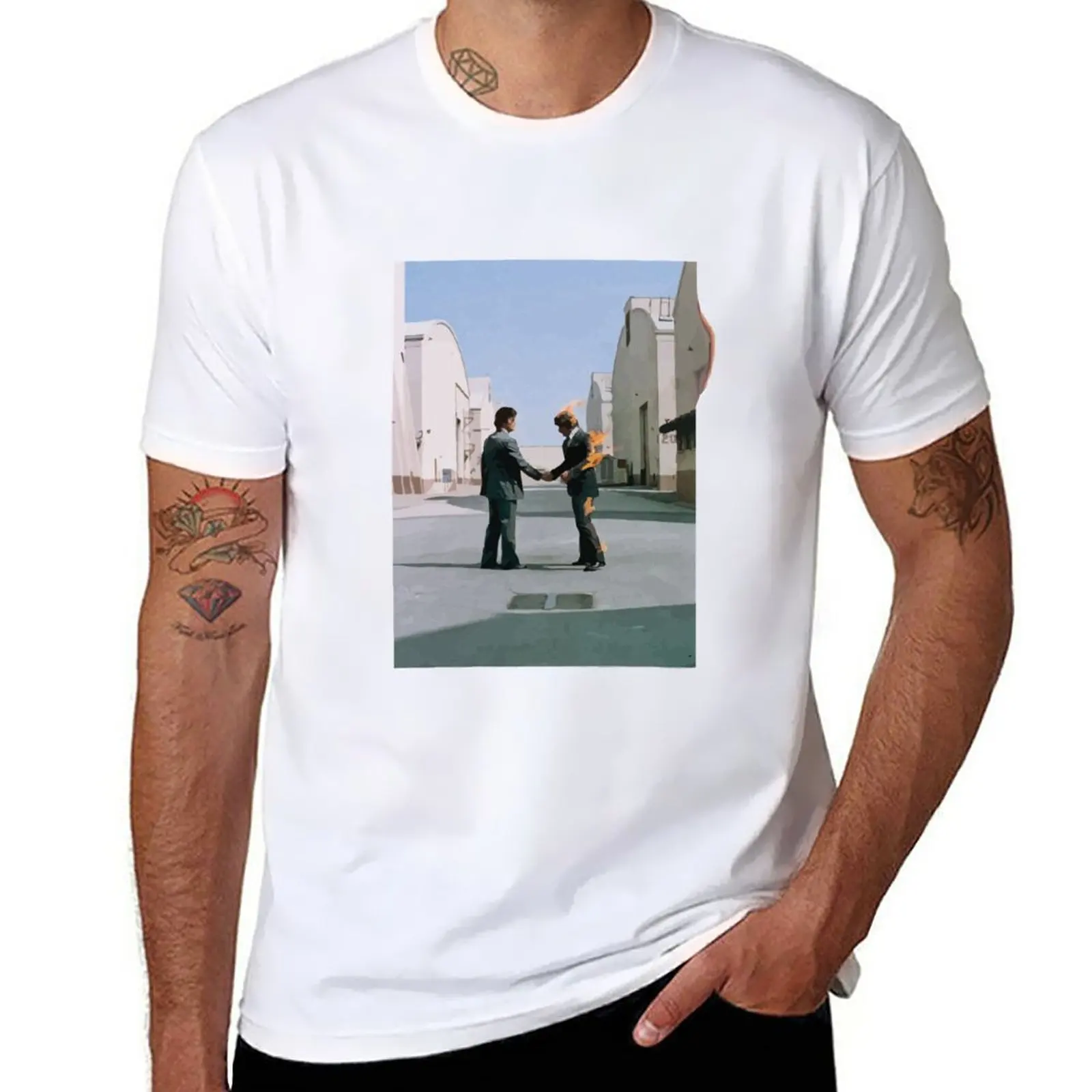 New Wish You Were Here - Album Cover T-Shirt t-shirts man black t shirt sweat shirt summer clothes t shirts for men
New Wish You Were Here - Album Cover T-Shirt t-shirts man black t shirt sweat shirt summer clothes t shirts for men