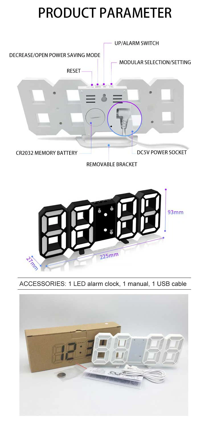 Generic G Watch Table Clocks Calendar Thermometer Electronic Clock Gold Jumia Nigeria