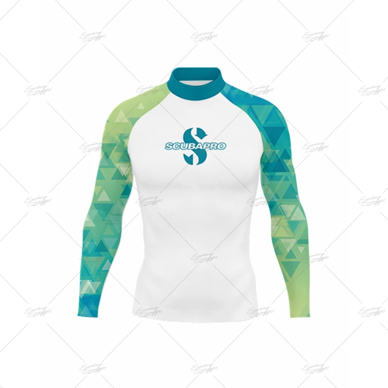 

Новая мужская плавательная футболка с защитой от УФ-лучей, одежда для плавания и дайвинга, купальник с длинным рукавом, костюм для серфинга, одежда для спортзала, пляжа, серфинга 2023