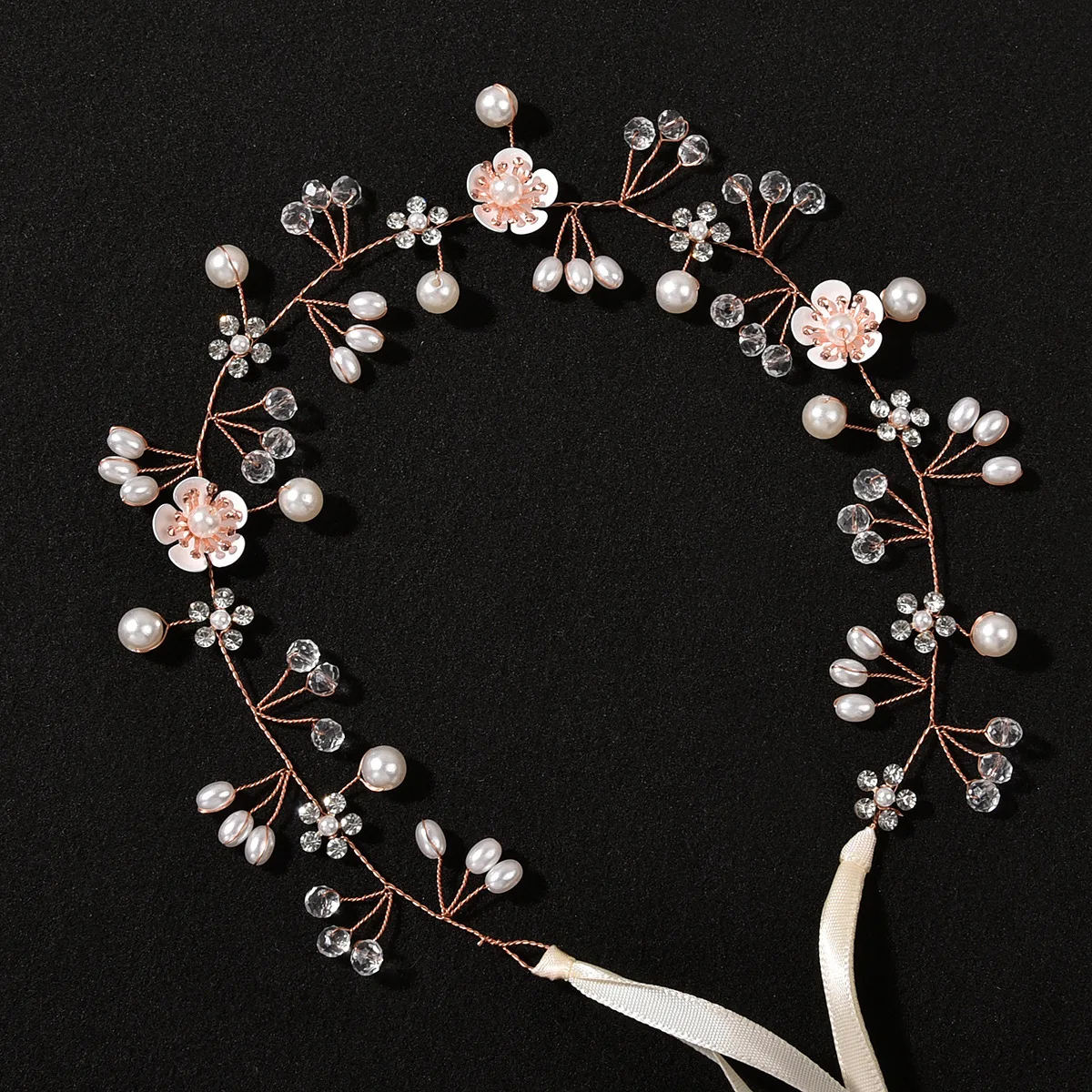 Женский обруч для волос с жемчугом, свадебный обруч для волос с искусственным жемчугом 
Женский обруч для волос с жемчугом, свадебный обруч для волос с искусственным жемчугом