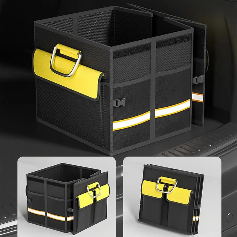 Auto Car Trunk Organizer Foldable Trunk Storage Box Large Capacity Car Organizer With Sturdy Handle Heavy Duty For SUV Car
Auto Car Trunk Organizer Foldable Trunk Storage Box Large Capacity Car Organizer With Sturdy Handle Heavy Duty For SUV Car