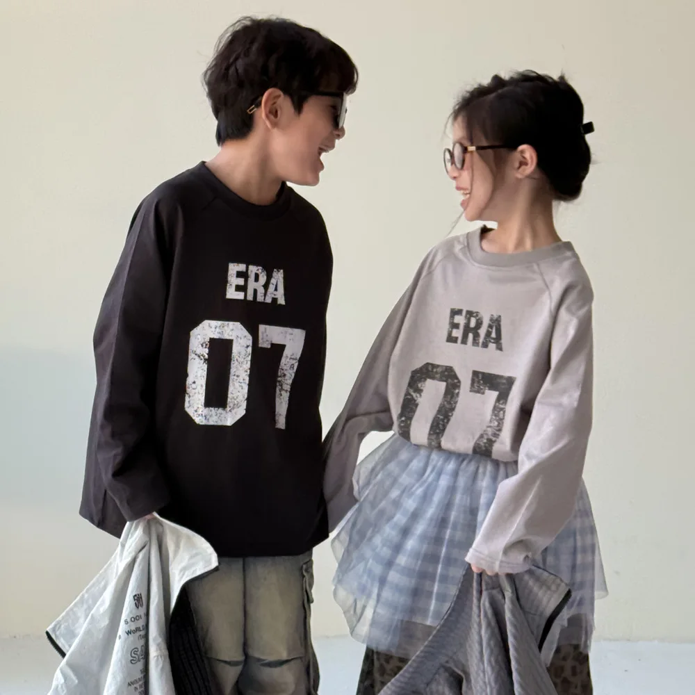 2025 Autumn New Children Long Sleeve T Shirts Cotton Boys Casual Letter Print Tee Kids Girls Loose Bottoming Tops Baby Clothes 11 S55cf1bae58284b90b67cd2015dff0a90U