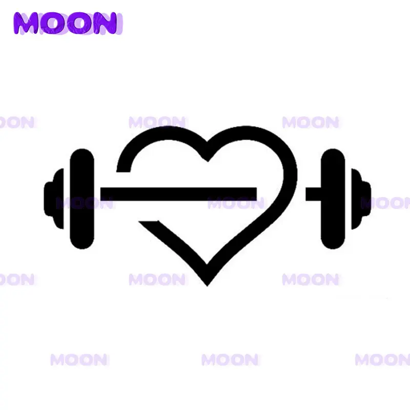 Unique Gym Heart Shape Fitness Dumbbell Sport Decor Car Sticker High Quality Silhouette Vinyl Car Sticker 
Unique Gym Heart Shape Fitness Dumbbell Sport Decor Car Sticker High Quality Silhouette Vinyl Car Sticker