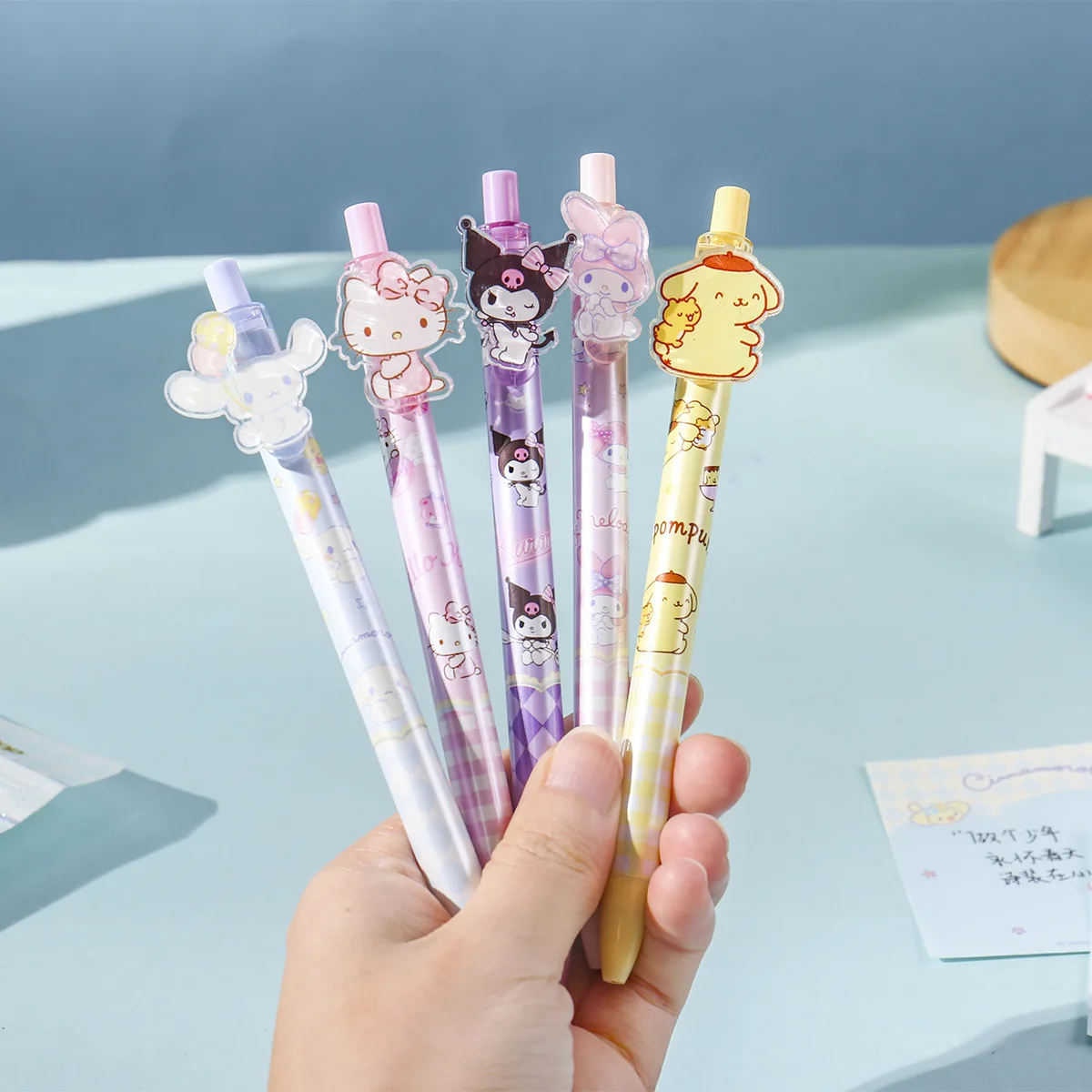 Ручка Sanrio унисекс с накладными шприцами, набор черных карандашей для учебы и офиса, Канцтовары
Ручка Sanrio унисекс с накладными шприцами, набор черных карандашей для учебы и офиса, Канцтовары