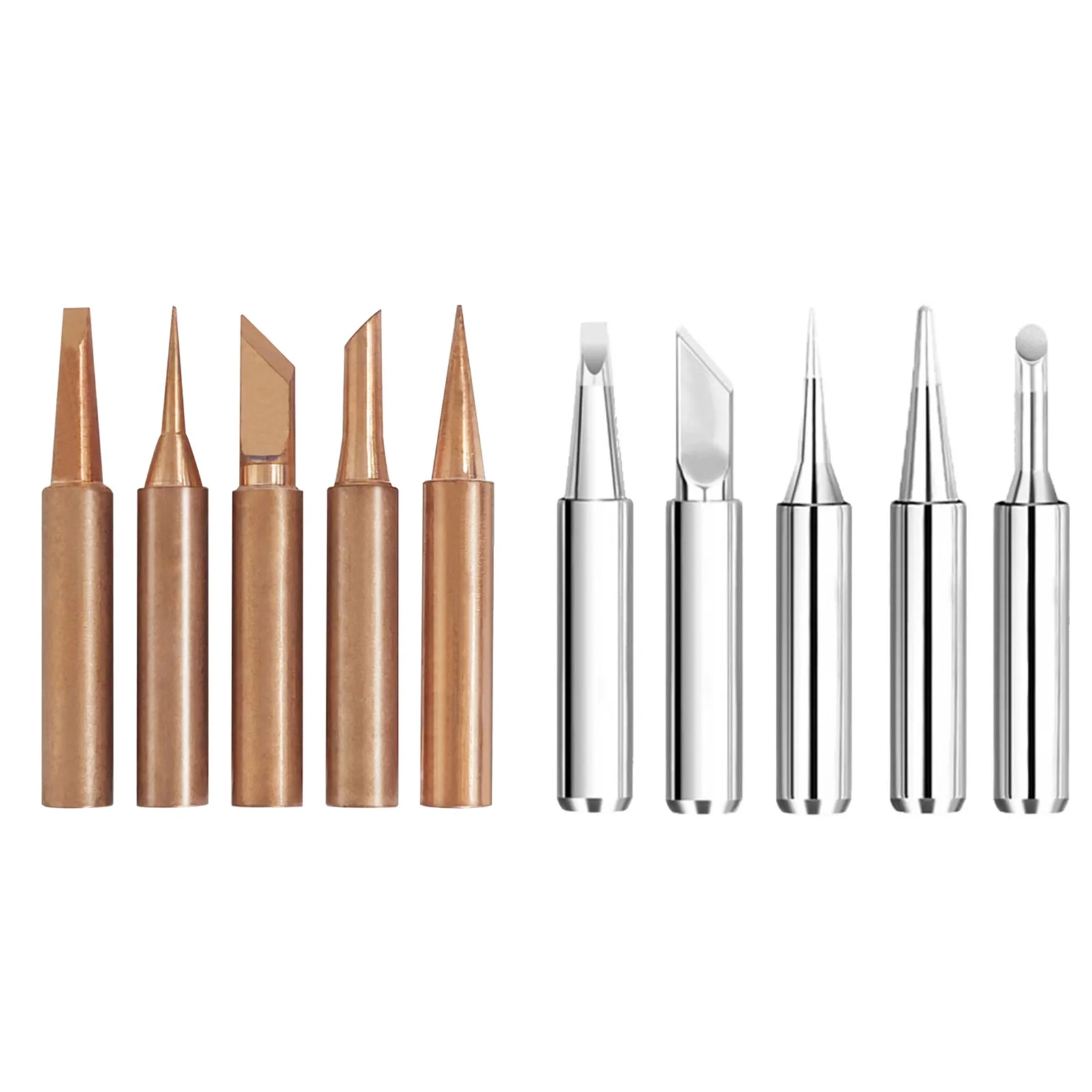 10pcs Soldering Tips For Lower Temperature Soldering T-3C/T-2.4D/T-1/T-K/T-B Soldering Iron Tip Welding Head Replacement Parts
10pcs Soldering Tips For Lower Temperature Soldering T-3C/T-2.4D/T-1/T-K/T-B Soldering Iron Tip Welding Head Replacement Parts