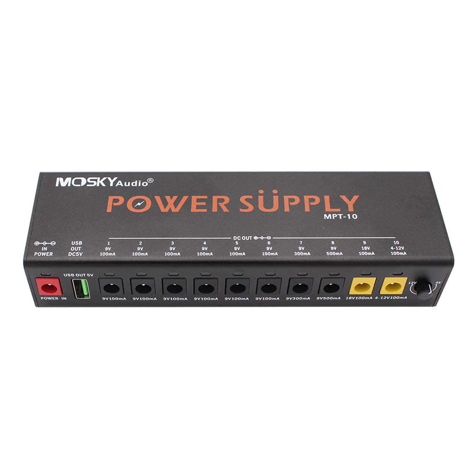 11-Channel Guitar Pedal Power Supply with Independent Short Circuit Protection Power Supply for 9V/12V/18V Effect Pedal
11-Channel Guitar Pedal Power Supply with Independent Short Circuit Protection Power Supply for 9V/12V/18V Effect Pedal