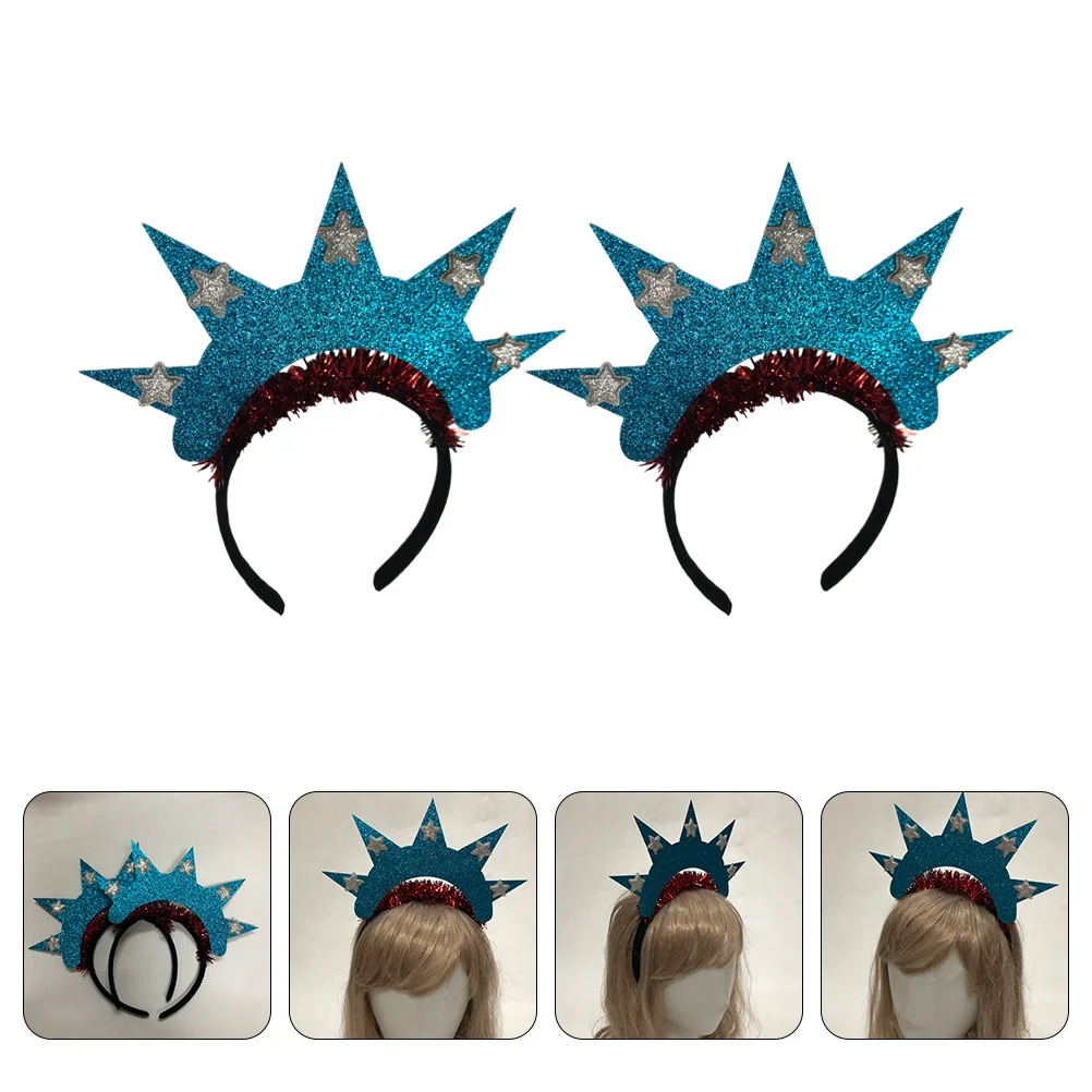 2 Pcs Statue of Liberty Headband Independence Day Cosplay Headbands Festival Costume Roleplay Party Bride Props Hair Decoration
2 Pcs Statue of Liberty Headband Independence Day Cosplay Headbands Festival Costume Roleplay Party Bride Props Hair Decoration