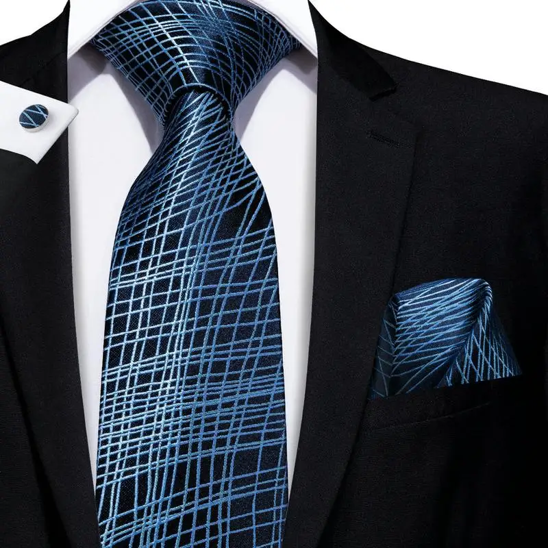 Hi-Tie Navy Blue Novelty Silk Wedding Tie For Men Handky Cufflink Gift Mens Necktie Fashion Business Party Dropshiping
Hi-Tie Navy Blue Novelty Silk Wedding Tie For Men Handky Cufflink Gift Mens Necktie Fashion Business Party Dropshiping