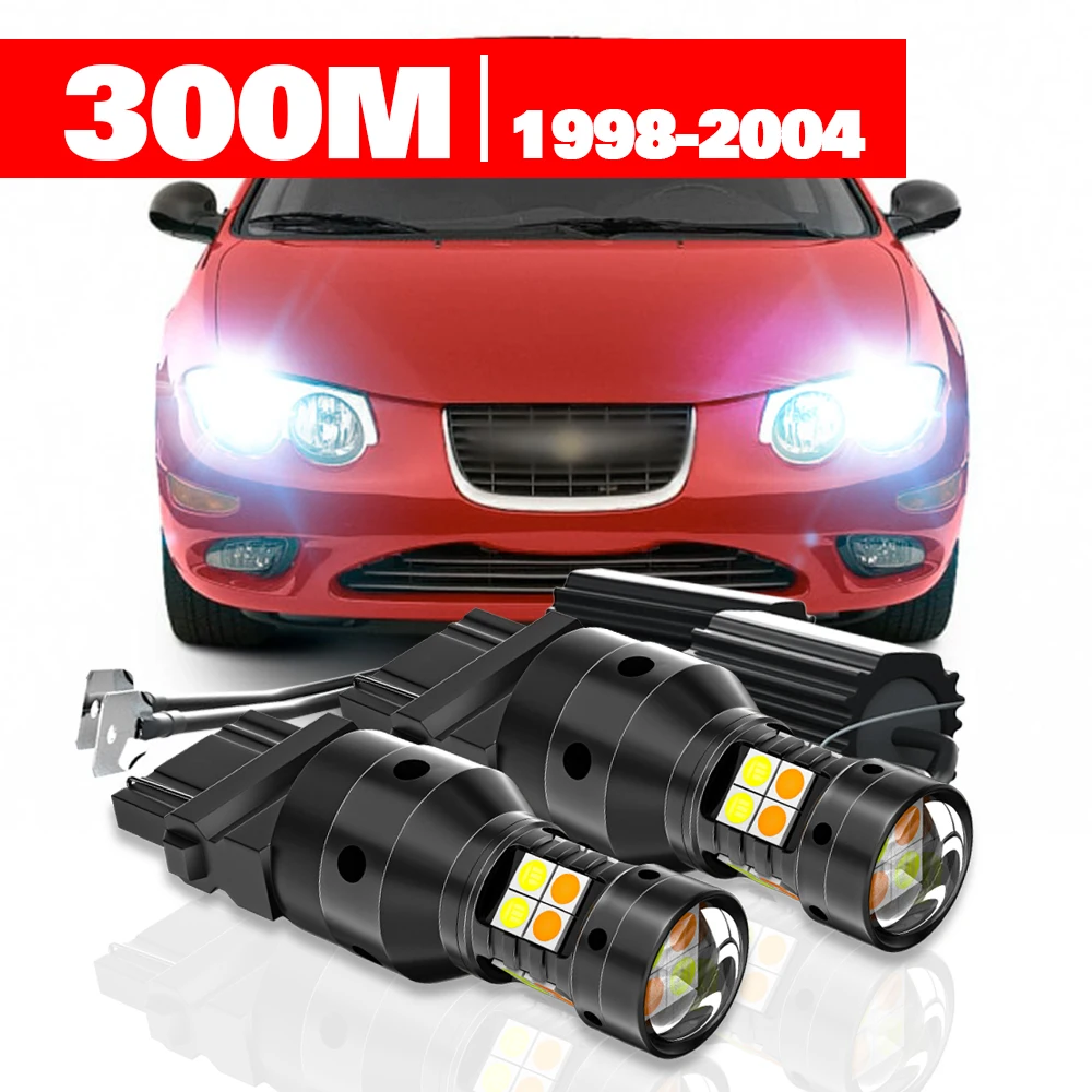 For Chrysler 300M 1998-2004 Accessories 2pcs LED Dual Mode Turn Signal+Daytime Running Light DRL 1999 2000 2001 2002 2003
For Chrysler 300M 1998-2004 Accessories 2pcs LED Dual Mode Turn Signal+Daytime Running Light DRL 1999 2000 2001 2002 2003