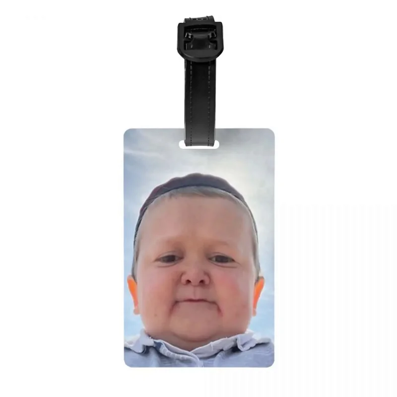 

Hasbulla Hasbullah Smile Luggage Tag for Suitcases Cute Baggage Tags Privacy Cover Name ID Card
