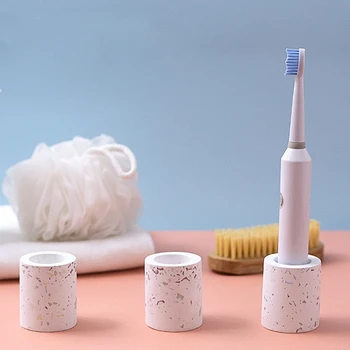 규조토 칫솔 거치대 치약 스탠드 선반, 빠른 건조 샤워 전동 칫솔 보관 랙, 욕실 액세서리 상품 이미지