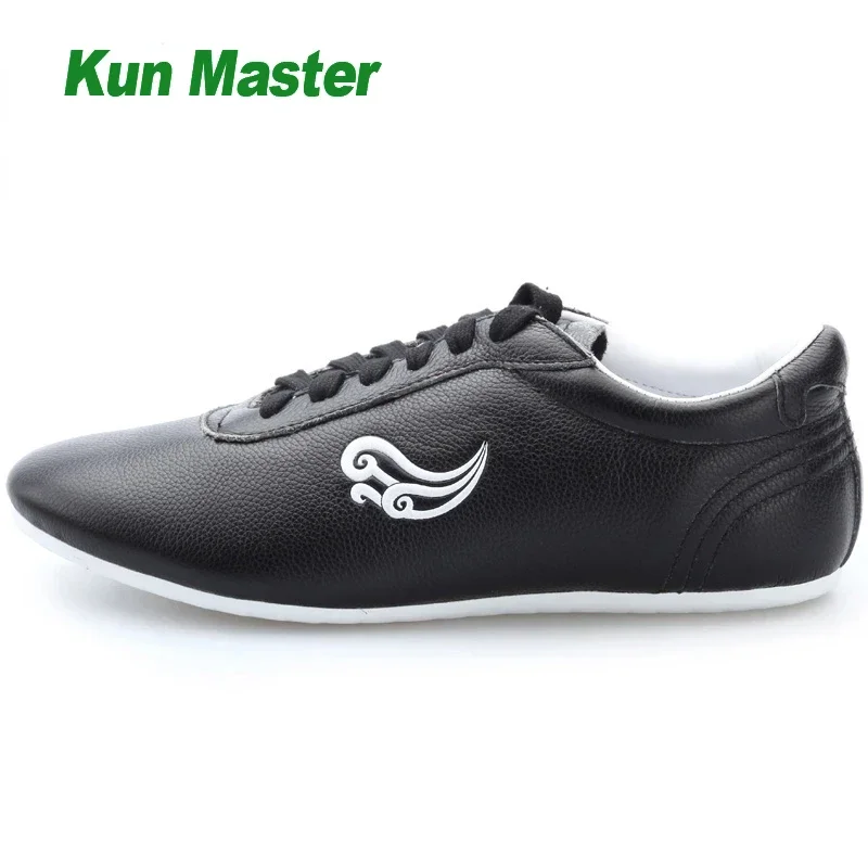 

Summer Genuine Leather Kung Fu Tai Chi Shoes Martial Art Shoes Sneakers Cowhide Free FlexibleBottom Breathable Men Women 2022