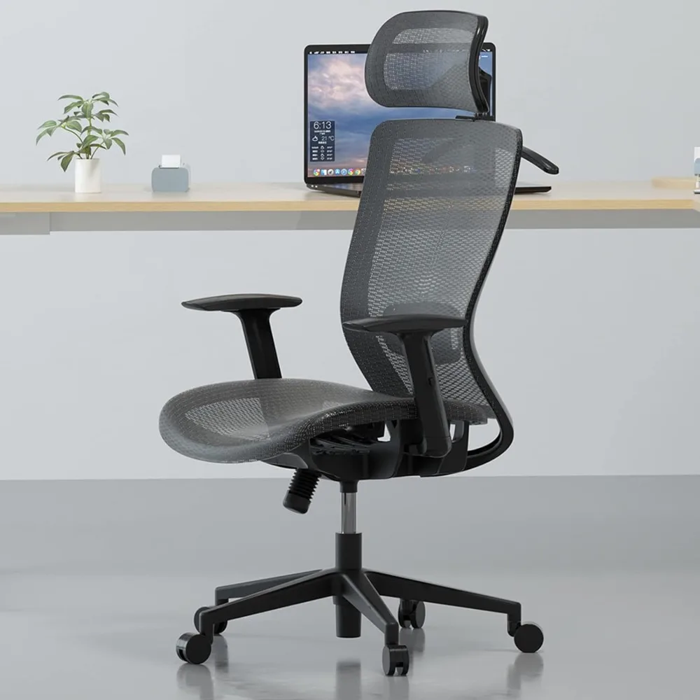 Ergonomic Office Chair, High Back Mesh Computer Chair, Comfy Home Office Desk Chairs with Lumbar Support Tilt Function
Ergonomic Office Chair, High Back Mesh Computer Chair, Comfy Home Office Desk Chairs with Lumbar Support Tilt Function
