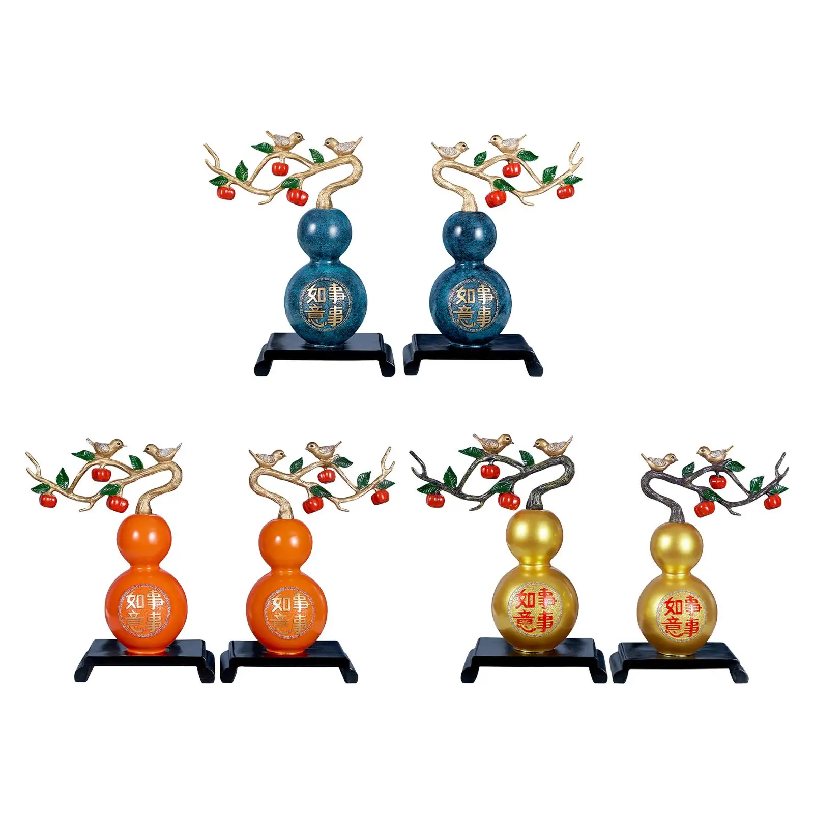 Gourd Statue Crafts Fortune Handmade Collectible Ornament Figurines for Bookshelf Dining Room Home Decor Housewarming Gifts
Gourd Statue Crafts Fortune Handmade Collectible Ornament Figurines for Bookshelf Dining Room Home Decor Housewarming Gifts