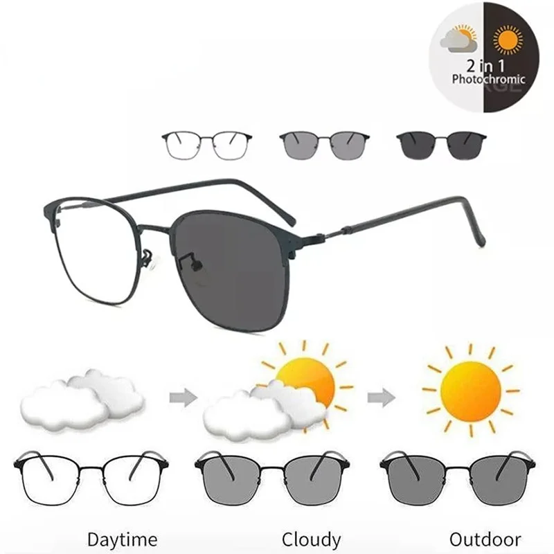 FG фотохромные солнцезащитные очки для мужчин и женщин, очки-хамелеон с защитой от синего света, фотохромные очки для мужчин, студенческие компьютерные игровые очки