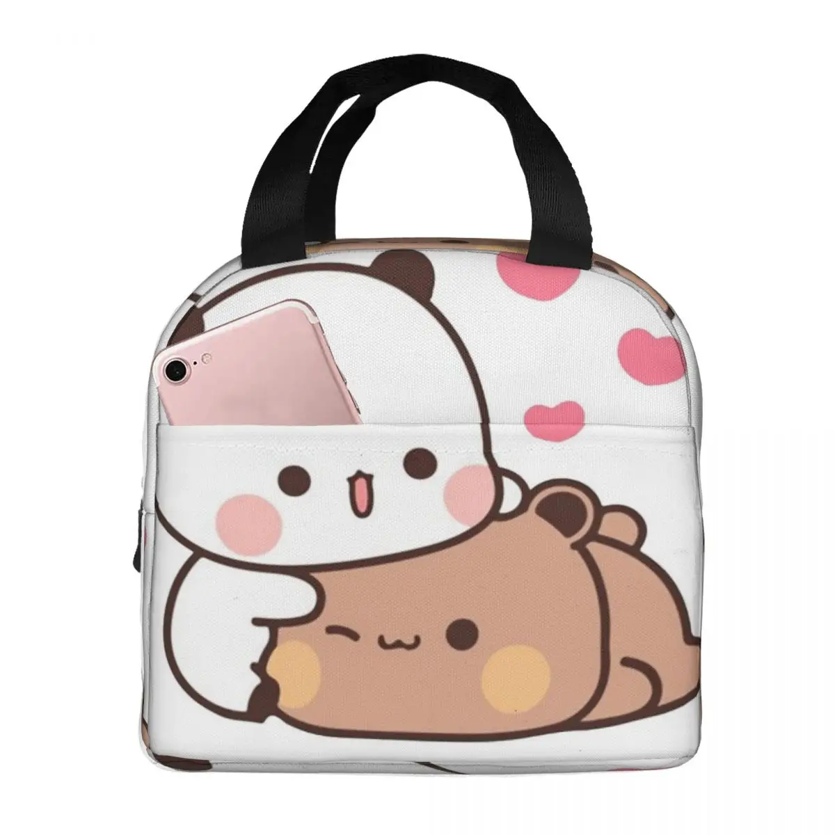 Panda And Brownie Bear Couple Insulated Lunch Bags Picnic Bags Thermal Cooler Lunch Box Lunch Tote for Woman Work Kids School
Panda And Brownie Bear Couple Insulated Lunch Bags Picnic Bags Thermal Cooler Lunch Box Lunch Tote for Woman Work Kids School