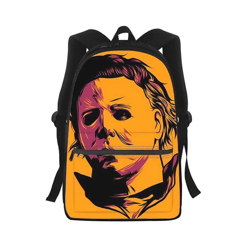 Halloween Michael Myers Horror Movie Men Women Backpack 3D Fashion Student School Bag Laptop Backpack Kids Travel Shoulder Bag
Halloween Michael Myers Horror Movie Men Women Backpack 3D Fashion Student School Bag Laptop Backpack Kids Travel Shoulder Bag
